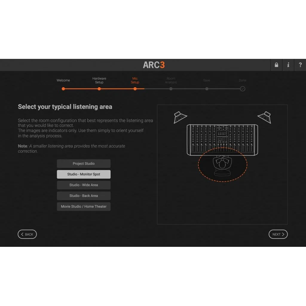 IK Multimedia AC-300-HCD-IN Acoustic Room Correction System v3 plug-in with MEMS microphone