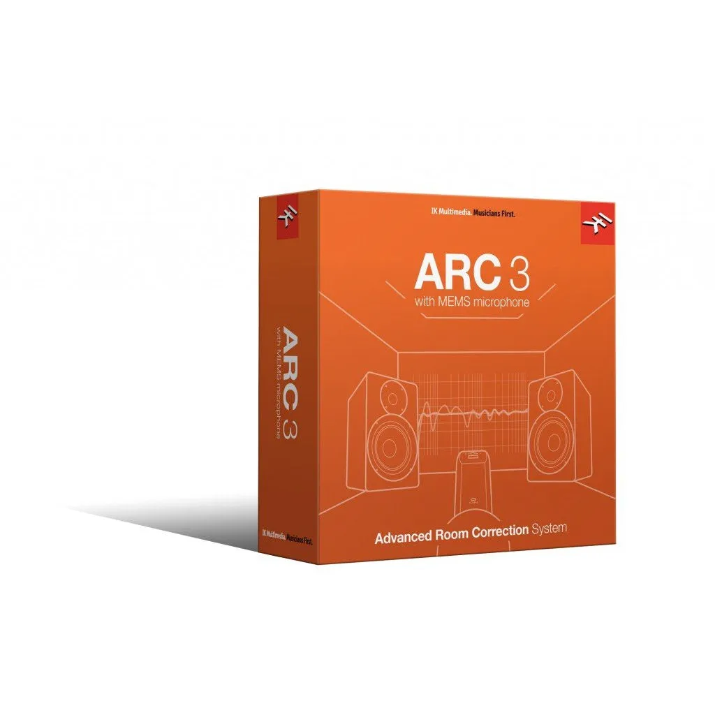 IK Multimedia AC-300-HCD-IN Acoustic Room Correction System v3 plug-in with MEMS microphone
