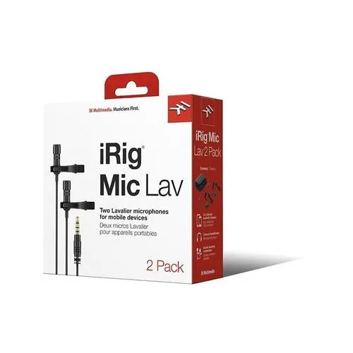 IK Multimedia iRig MIC LAV Dual Lavaller Microphone