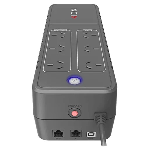 ION F10 850VA Surge & Power Board UPS Australian Outlet 3 Surge   3 Power