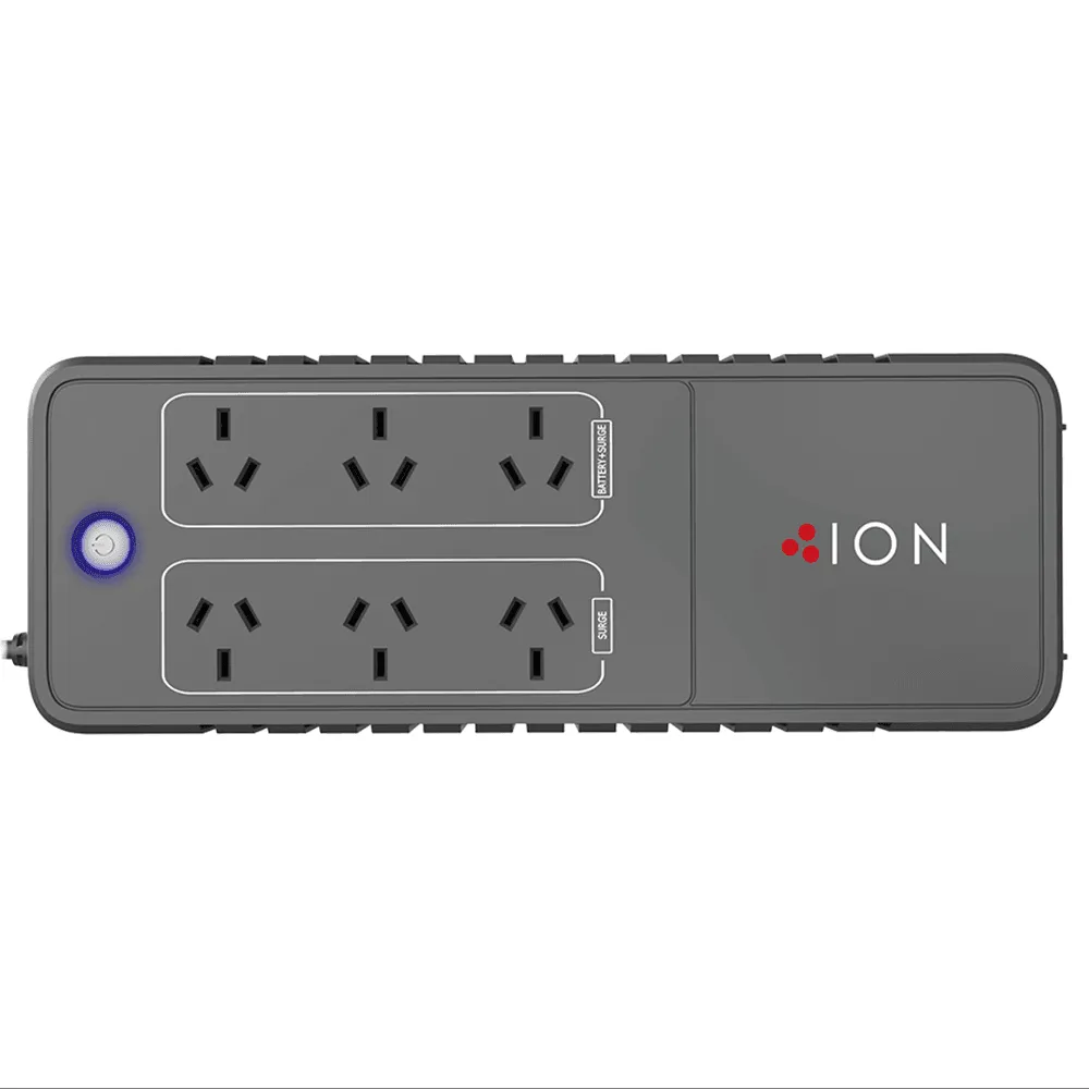 ION F10 850VA Surge & Power Board UPS Australian Outlet 3 Surge   3 Power