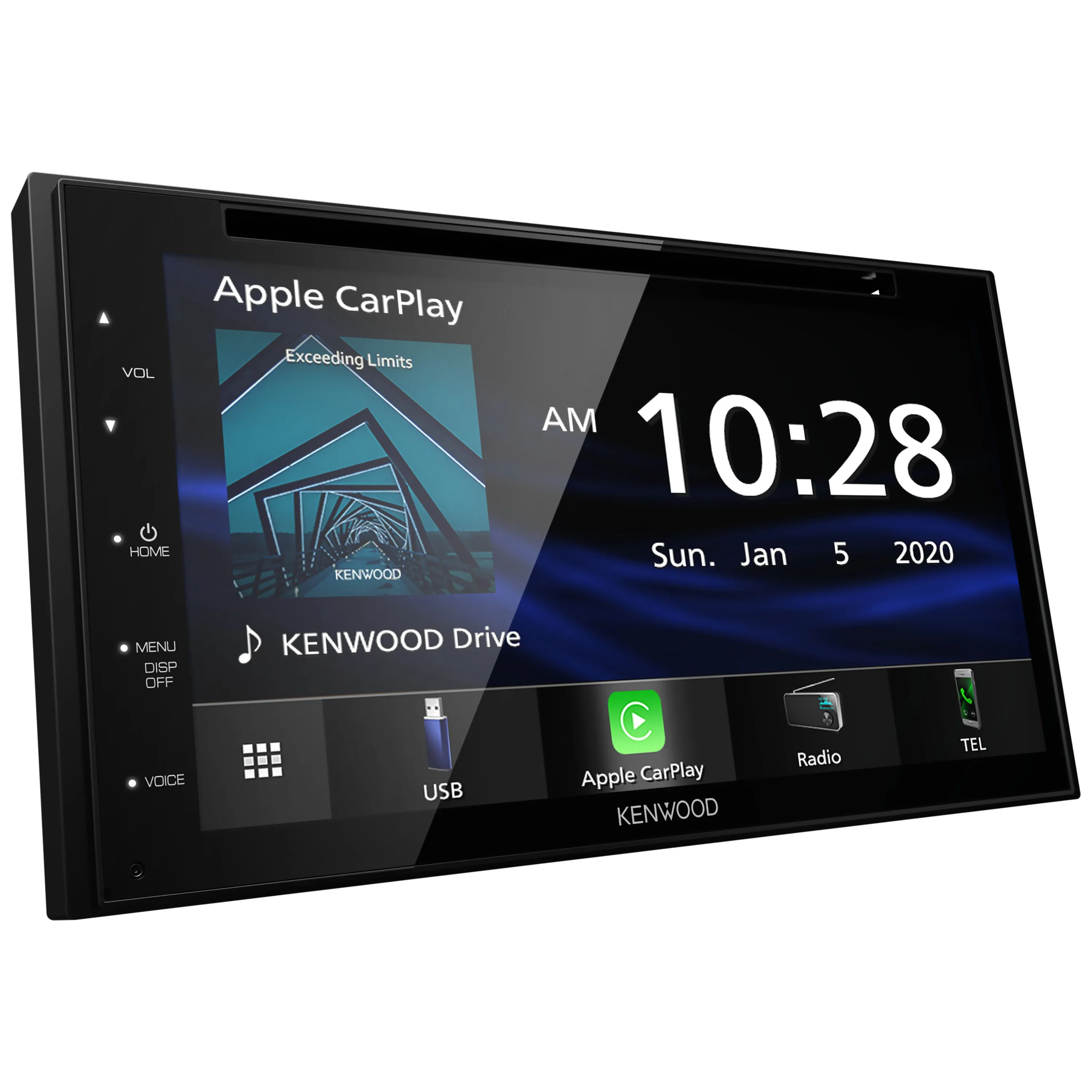 Kenwood DDX57S - 6.8" Apple CarPlay, Android Auto DVD Receiver with WVGA Display
