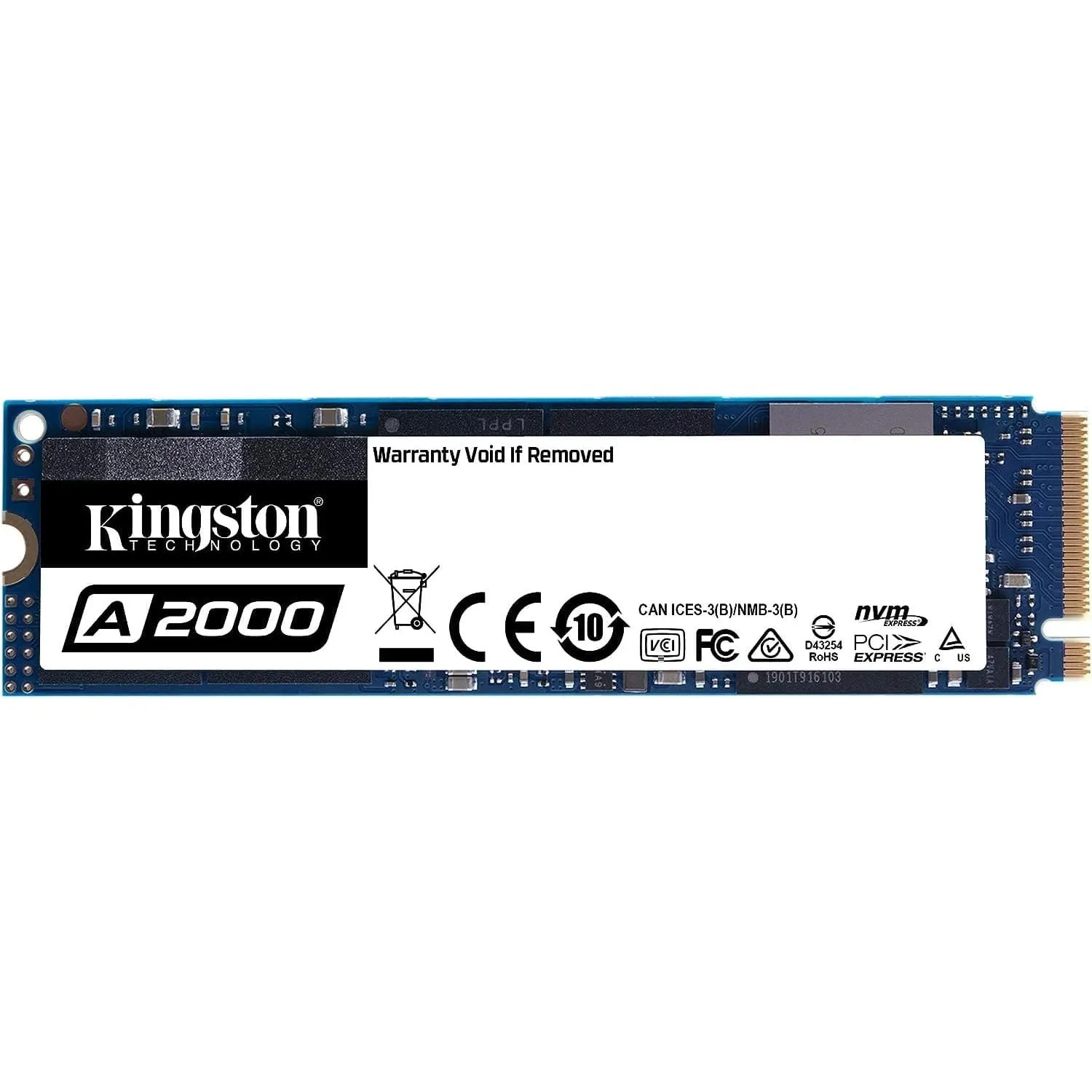 Kingston A2000 (SA2000M8/250G) SSD NVMe PCIe M.2 2280, 250 GB
