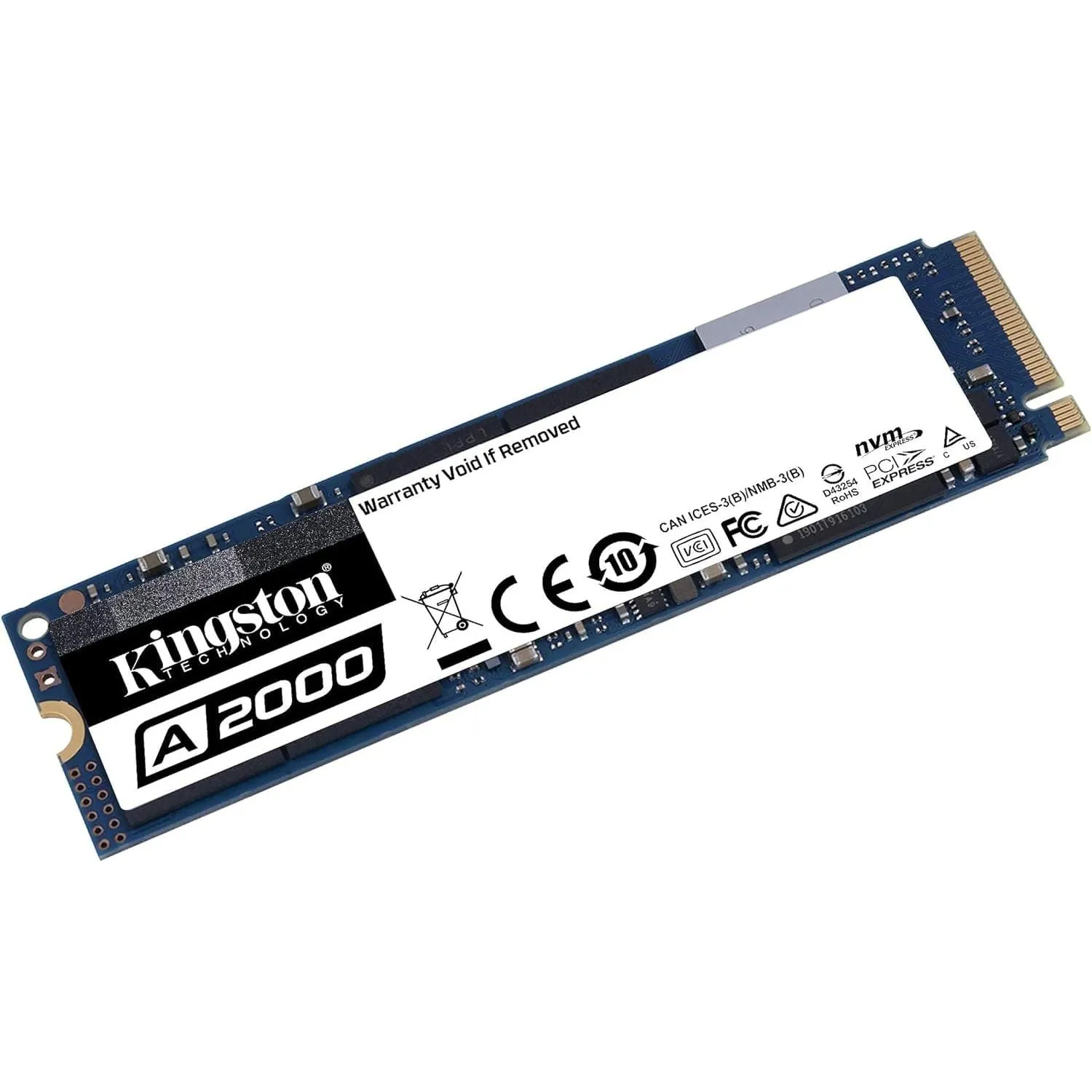 Kingston A2000 (SA2000M8/250G) SSD NVMe PCIe M.2 2280, 250 GB