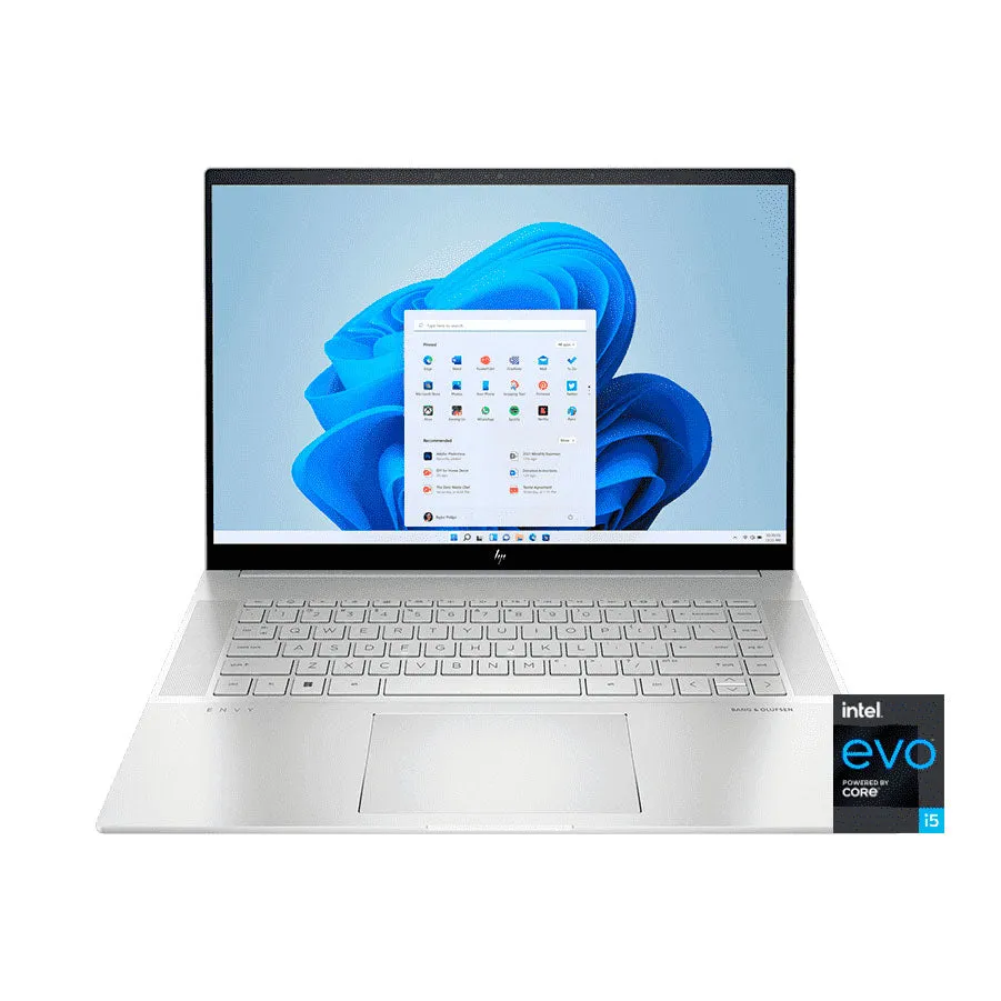 Laptop HP ENVY 16, 16.1", 16GB/1TB, Core i5-12500H, Arc A370M, silver, English keyboard