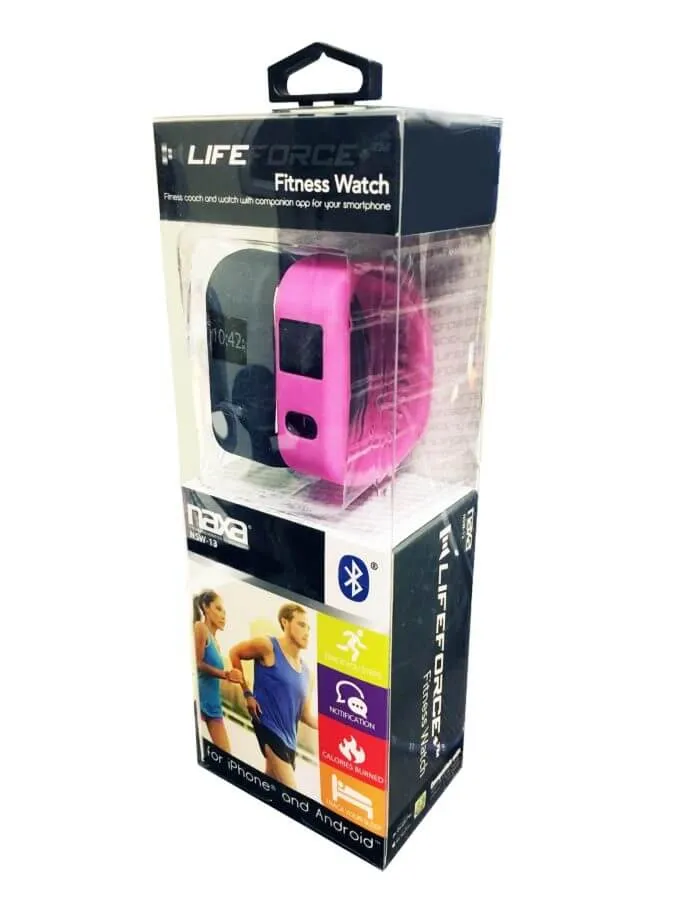 LifeForce  Fitness Watch for iPhone and Android