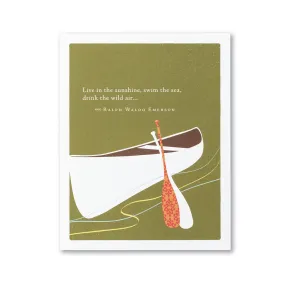 Live In The Sunshine Birthday Card
