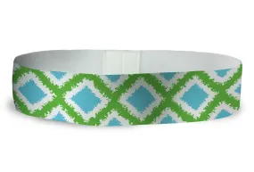 Loopty Loop Tribal Diamonds Teal Green