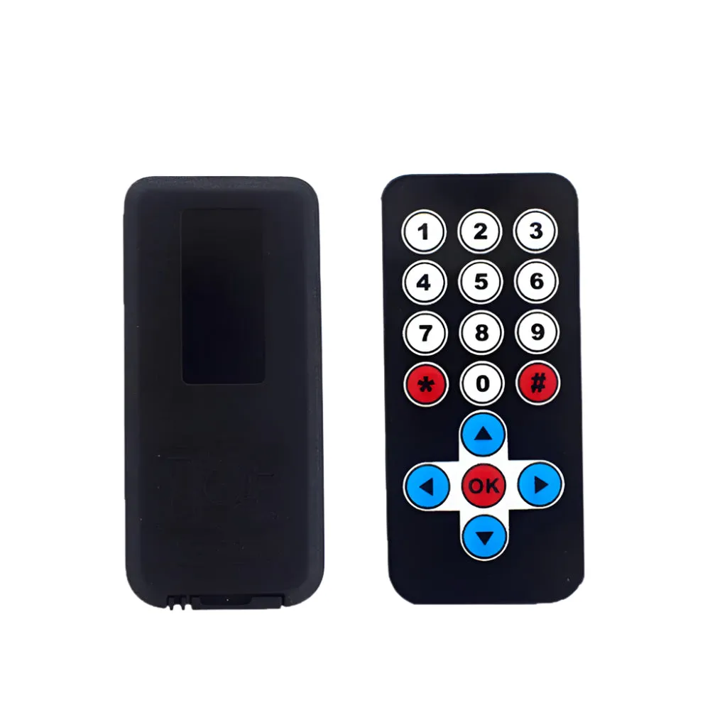 MCU 51 MP3 Infrared Remote Control Without Battery Black Model