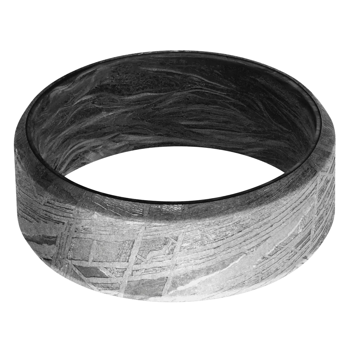 Meteorite with None Finish and Forged Carbon Fiber