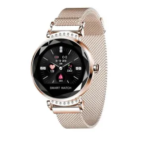 New Luxury Smart Fitness Bracelet Women Blood Pressure Heart Rate Monitoring Wristband Lady Watch