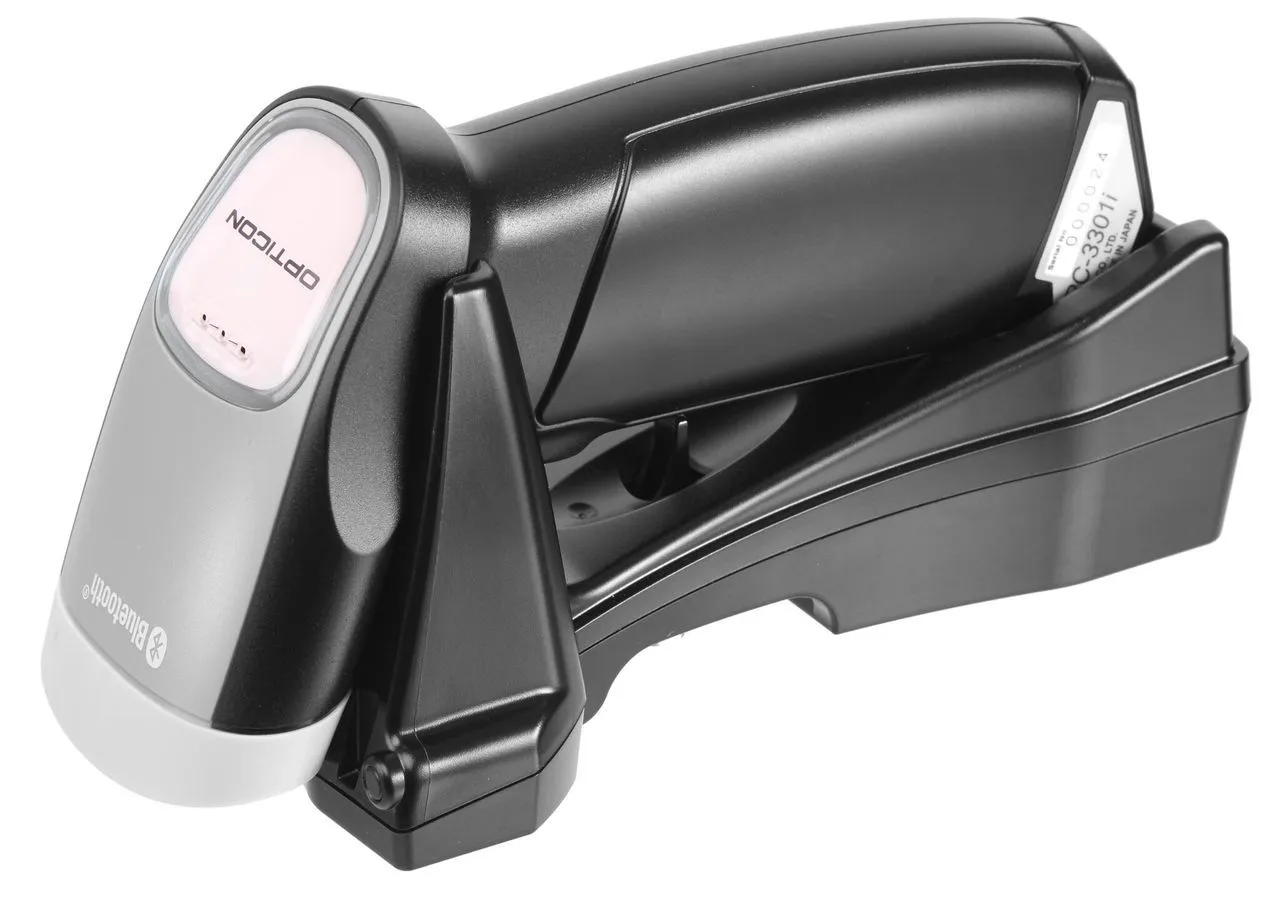 Opticon OPC-3301i  CCD Bluetooth Kit, includes scanner, CHG-3201 cradle and PSU
