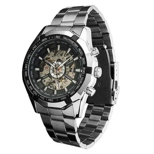 OTOKY Steampunk Clock Mens Automatic Mechanical Men Wrist Watch Military Men Wristwatches relogio masculino #30 Gift 1pc