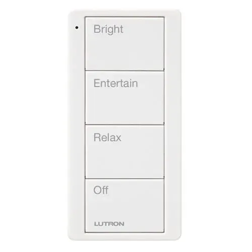 Pico 4 Button Scene Keypad (Any Room Text) | PJ2-4B-GXX-P03