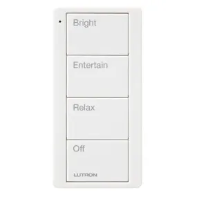 Pico 4 Button Scene Keypad (Any Room Text) | PJ2-4B-GXX-P03