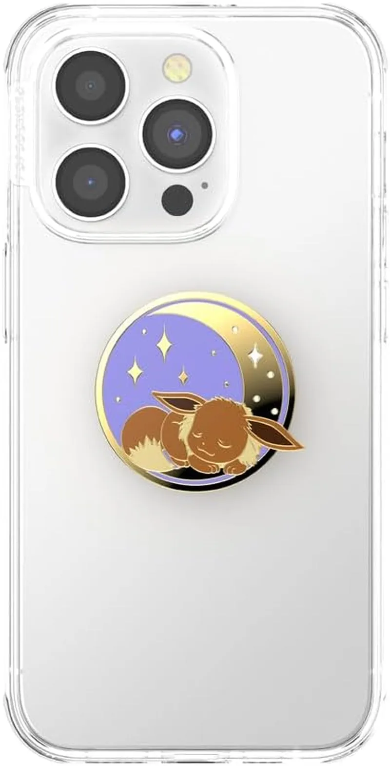 Popgrip:for Phone, Pokemon - Enamel Sleeping Eevee with Expanding Kickstand