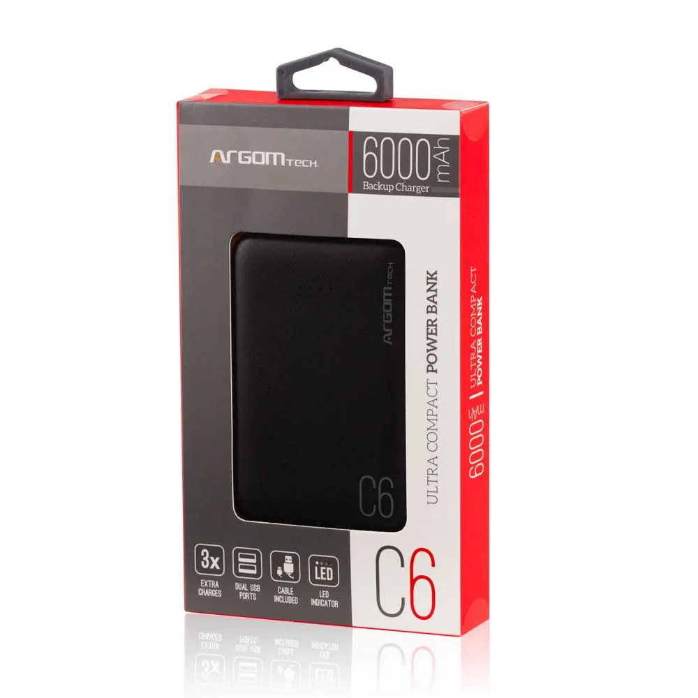 POWER BANK C6 6000MAH