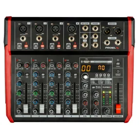 Proel Playmix 8 Compact 8-channel mixer with DSP and USB/BT interface
