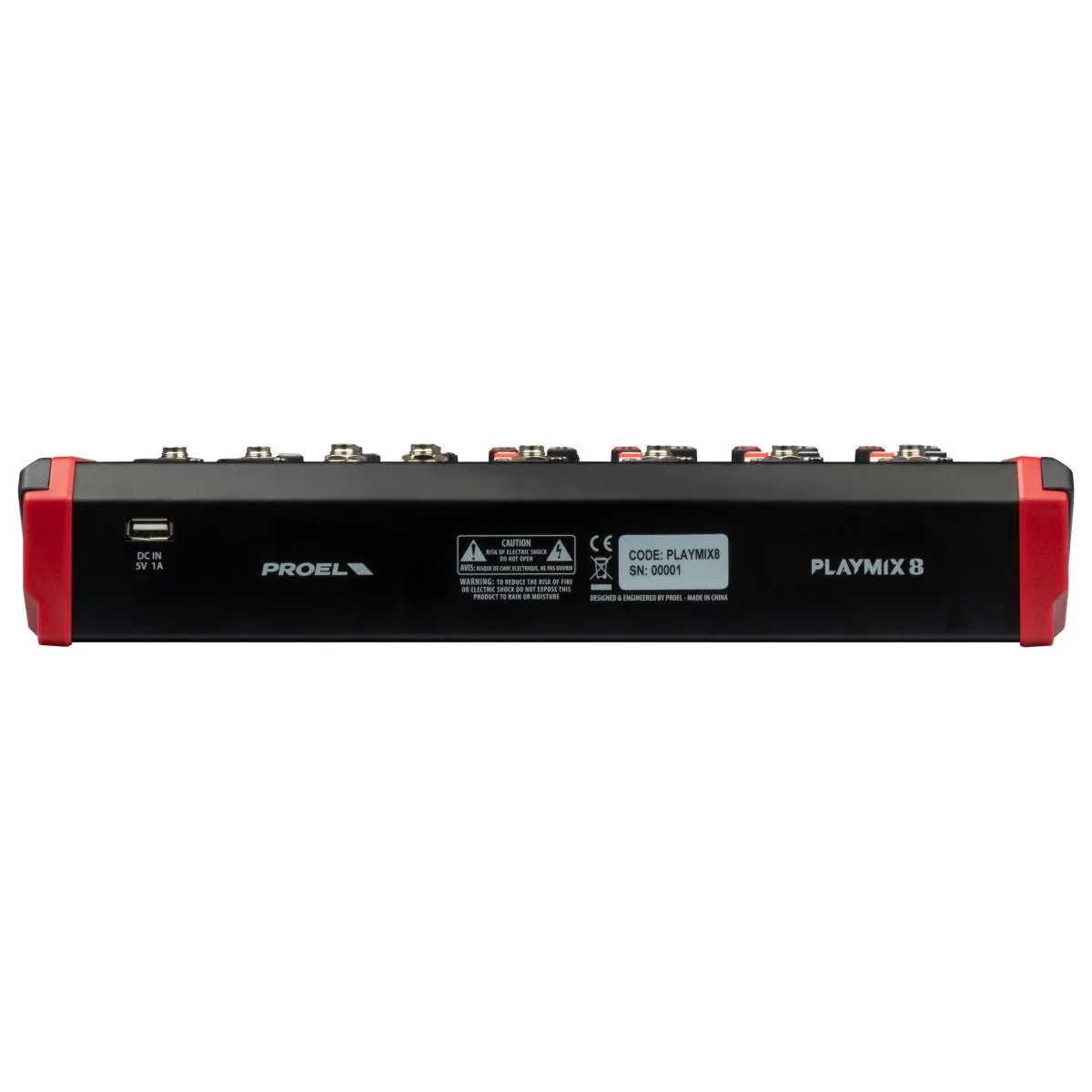 Proel Playmix 8 Compact 8-channel mixer with DSP and USB/BT interface