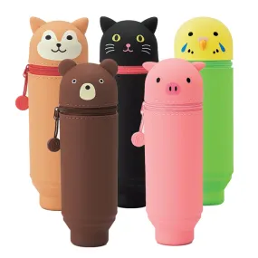 Punilabo Standing Zippered Cases, Various Animals