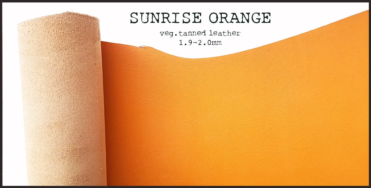 R.atelier B6 / B6 Slim TN Leather Folio | Sunrise Orange