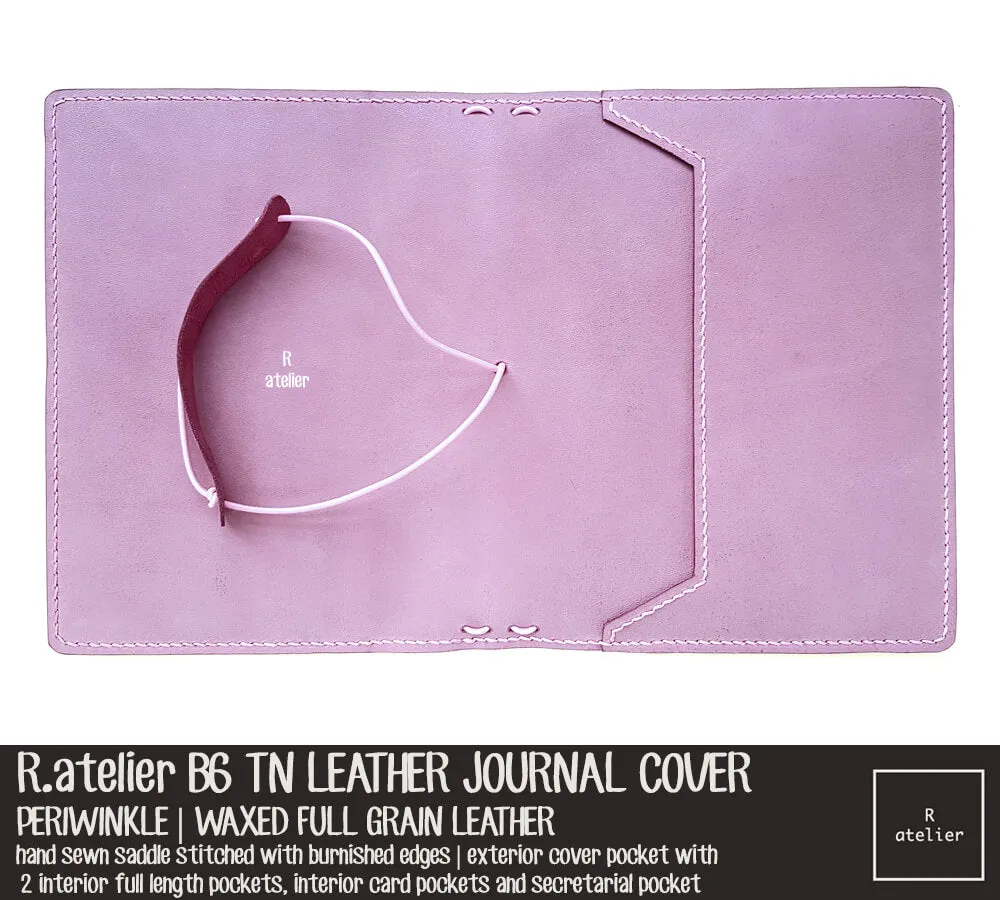 R.atelier B6 TN Leather Folio | Periwinkle