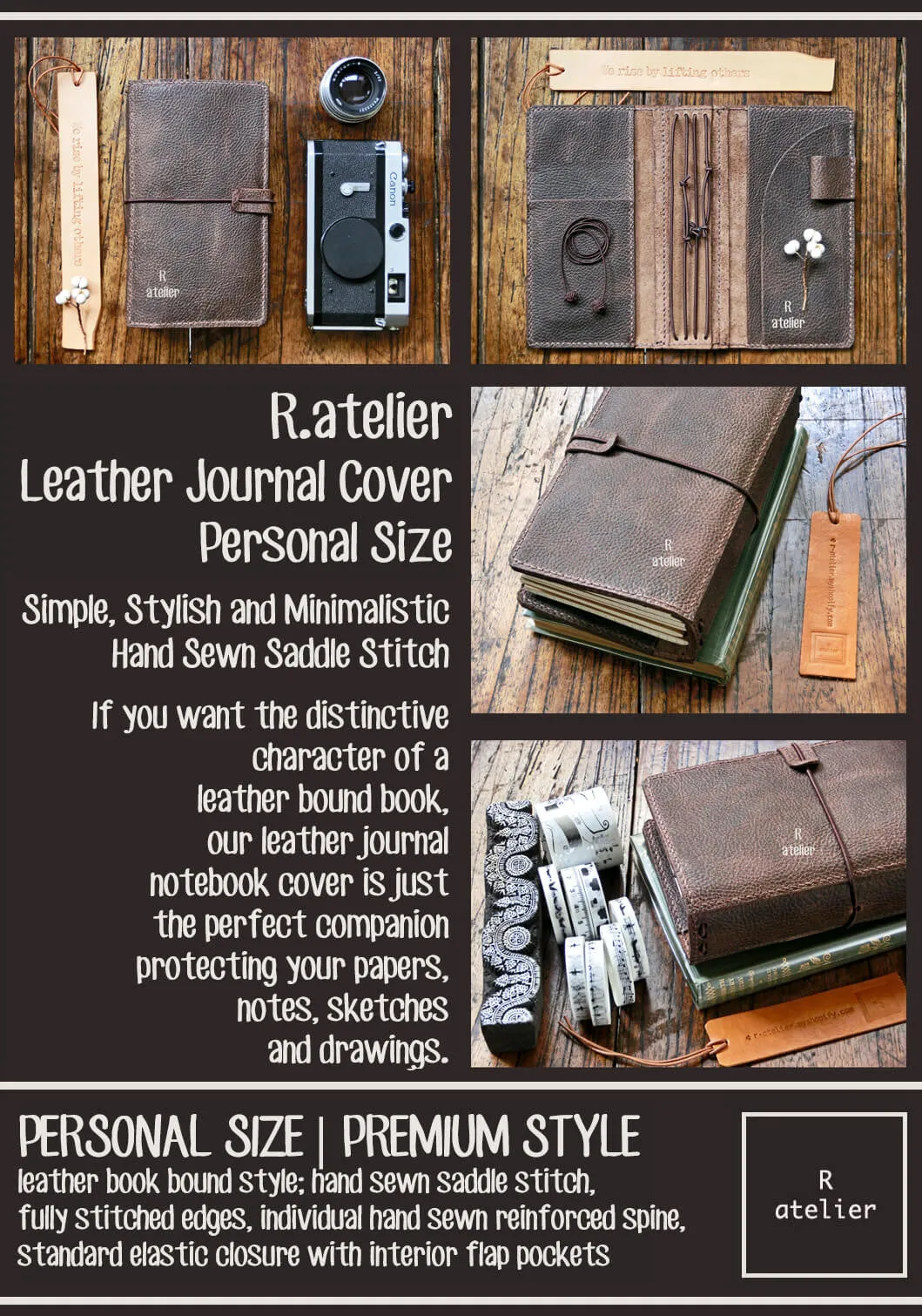 R.atelier Personal TN Folio | Bistre Brown