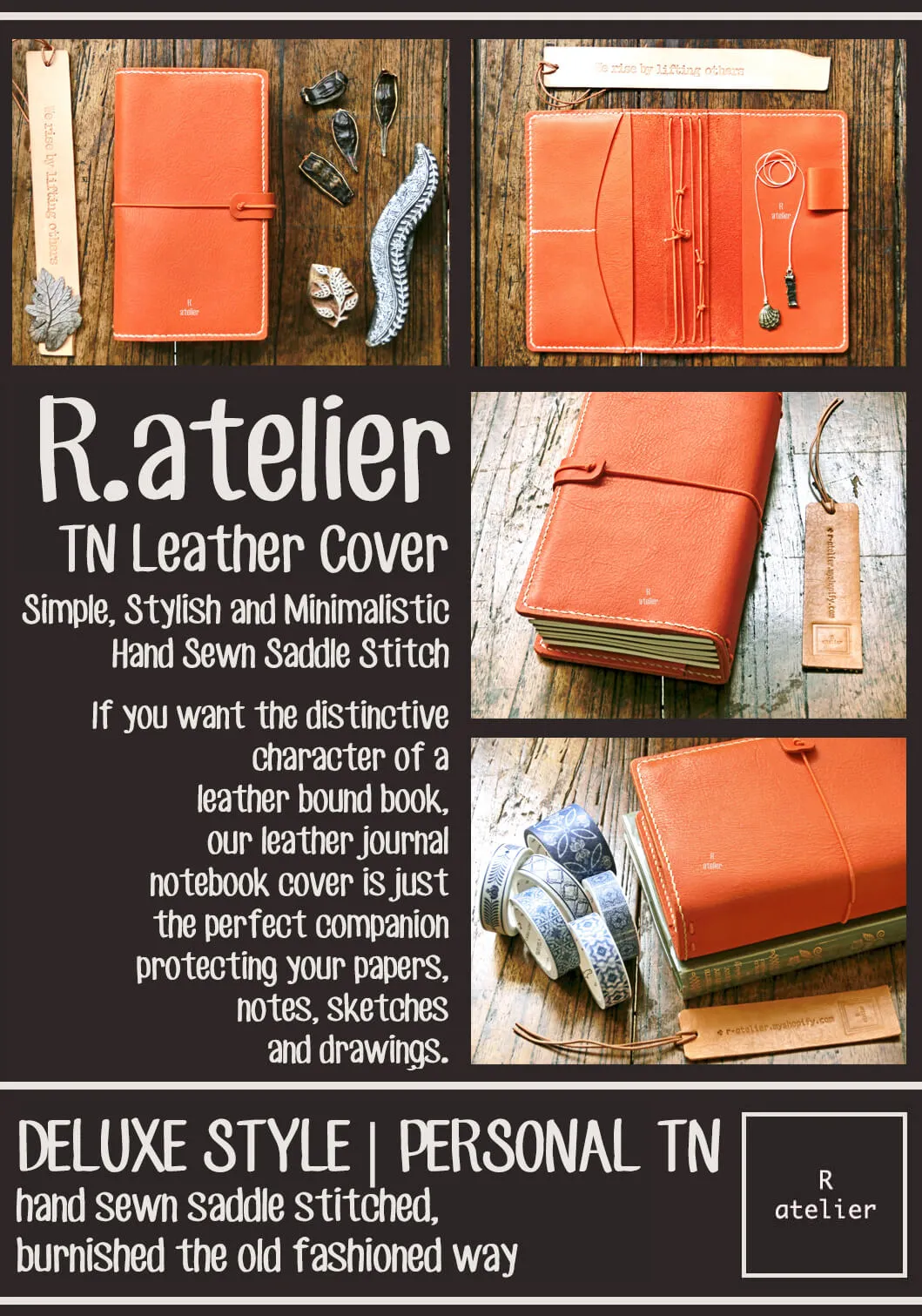 R.atelier Personal TN Folio | Pumpkin (Deluxe)