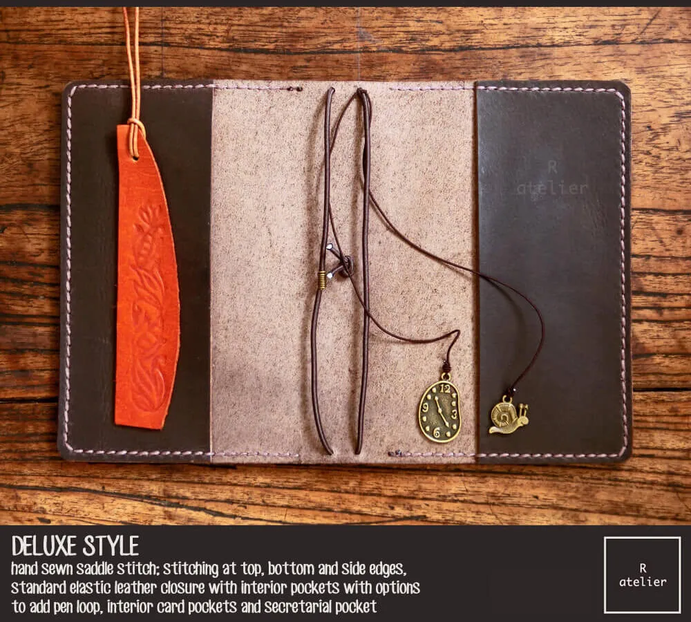 R.atelier Pocket TN Leather Folio | Bistre Brown