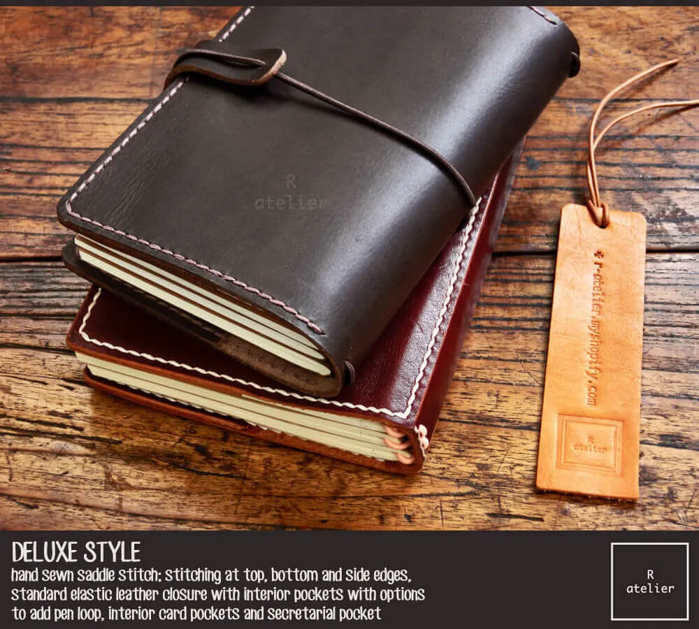 R.atelier Pocket TN Leather Folio | Bistre Brown
