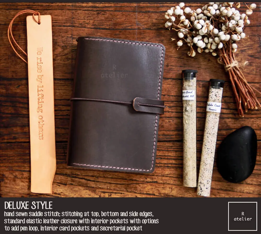 R.atelier Pocket TN Leather Folio | Bistre Brown