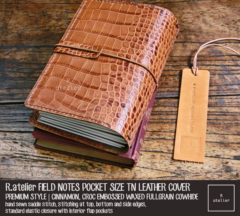 R.atelier Pocket TN Leather Folio | Cinnamon