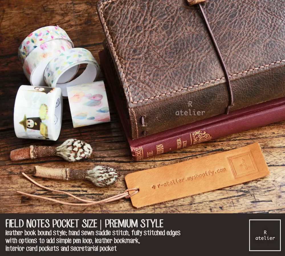 R.atelier Pocket TN Leather Folio | Coffee