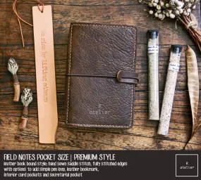 R.atelier Pocket TN Leather Folio | Coffee