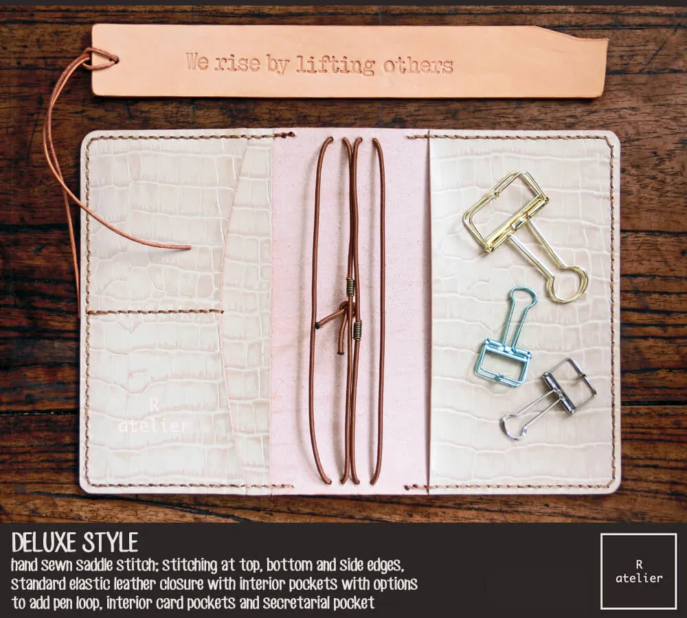 R.atelier Pocket TN Leather Folio | Isabelline