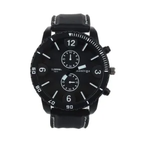 Reloj 2017 New Design Hot Sale 1PC Dynamic Analog Large Dial Sports Leather Strap Quartz Wrist Watch Free Shipping 17Jan9