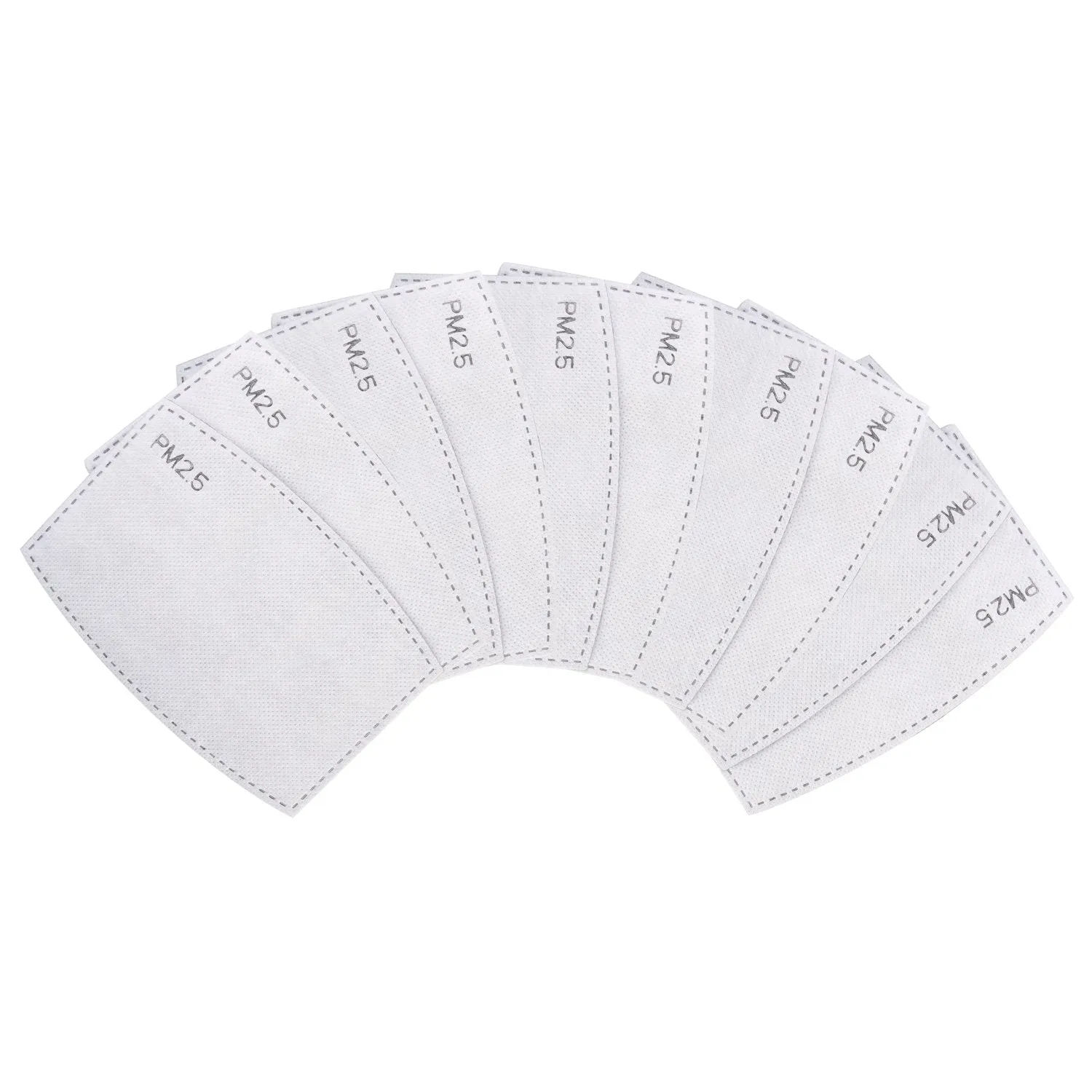 Replacement Face Mask Filters - 10 Pack