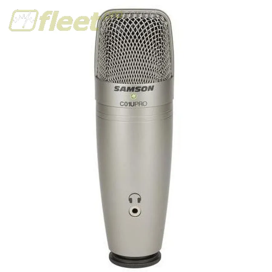 Samson C01U-PRO USB Mic with Headphone Amp