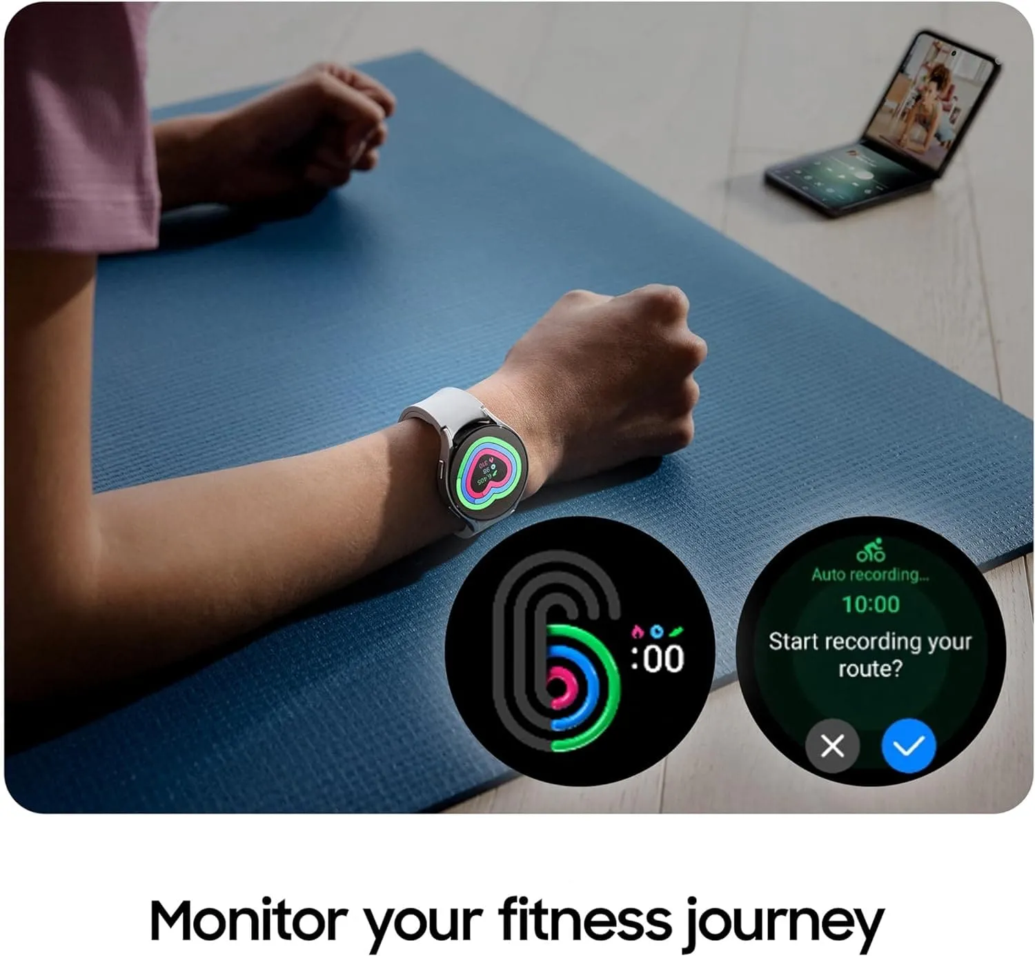 Samsung Galaxy Watch6 Smart Watch, Fitness Tracker, Bluetooth, 44mm, Graphite