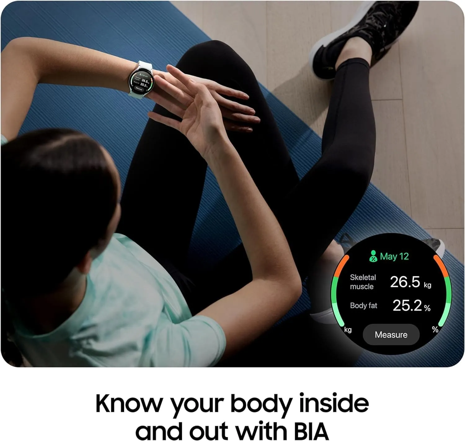 Samsung Galaxy Watch6 Smart Watch, Fitness Tracker, Bluetooth, 44mm, Graphite