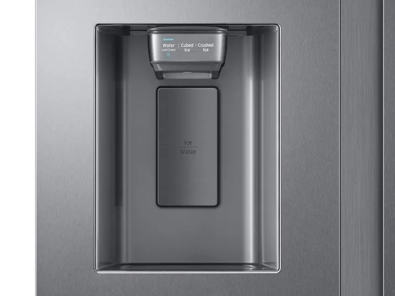 Samsung RS22T5561SR 22 cu. ft. Counter Depth Side-by-Side Refrigerator with Touch Screen Family Hub™ in Stainless Steel