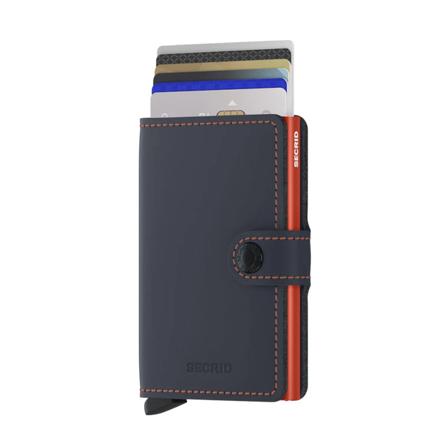 secrid | miniwallet | matte night blue   orange