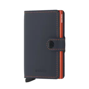 secrid | miniwallet | matte night blue   orange