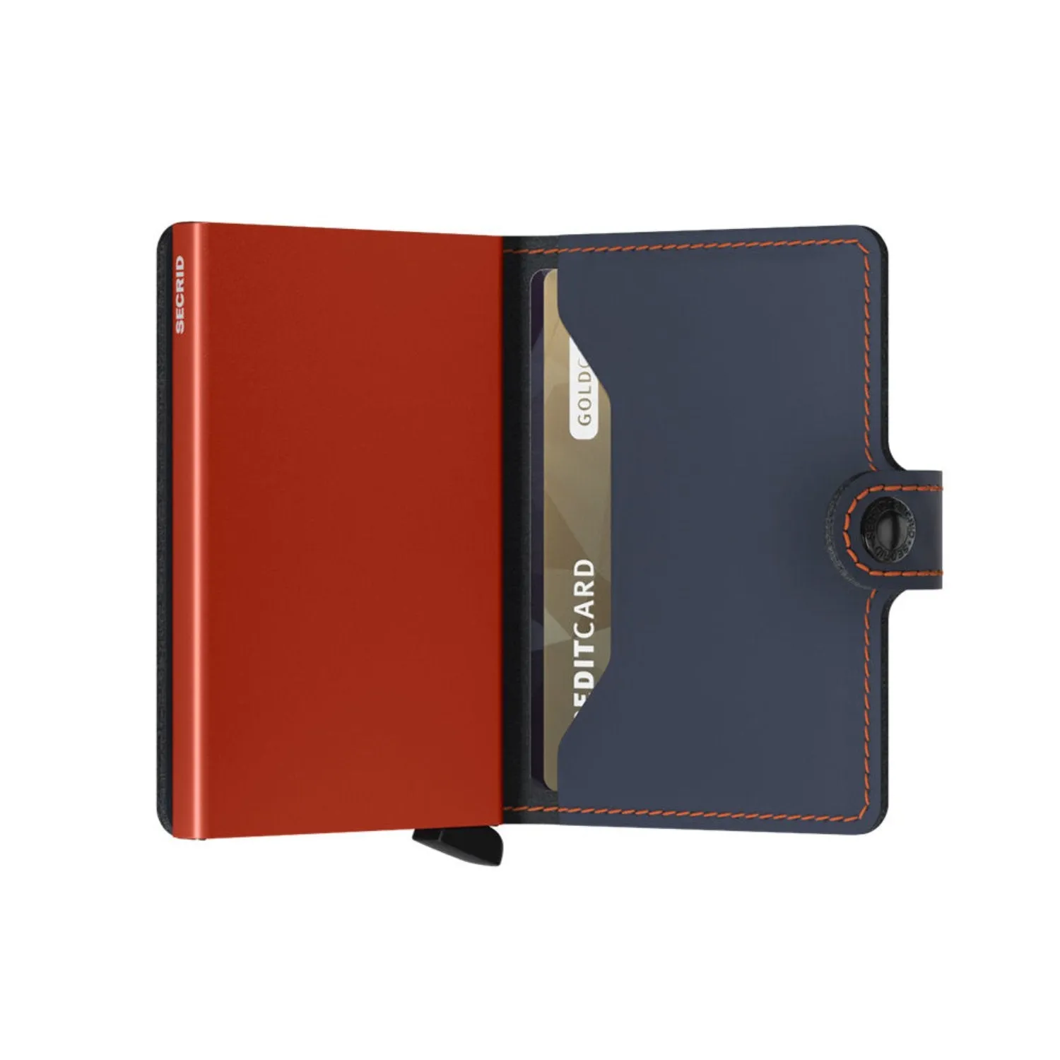 secrid | miniwallet | matte night blue   orange