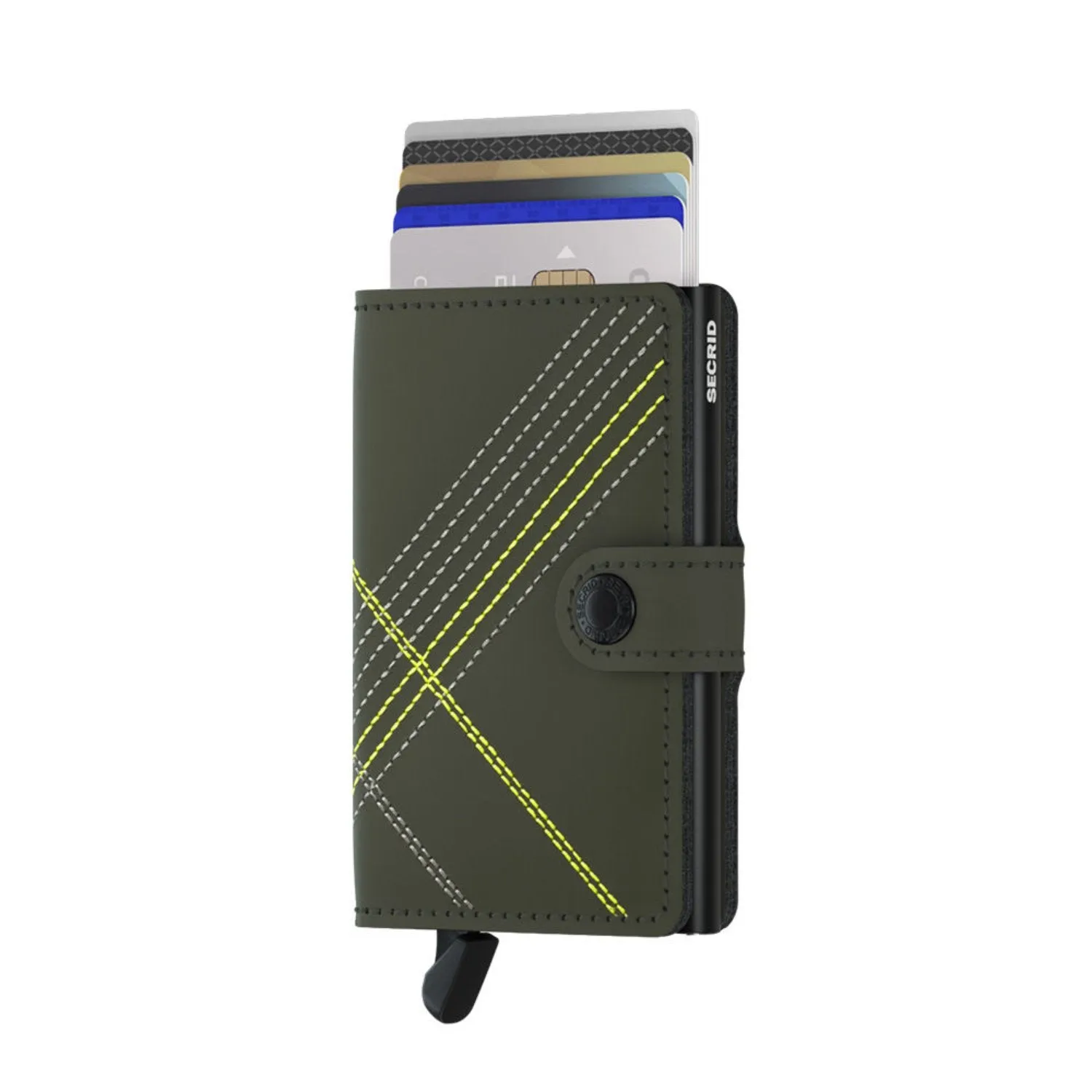 secrid | miniwallet | stitch linea lime ~ DC