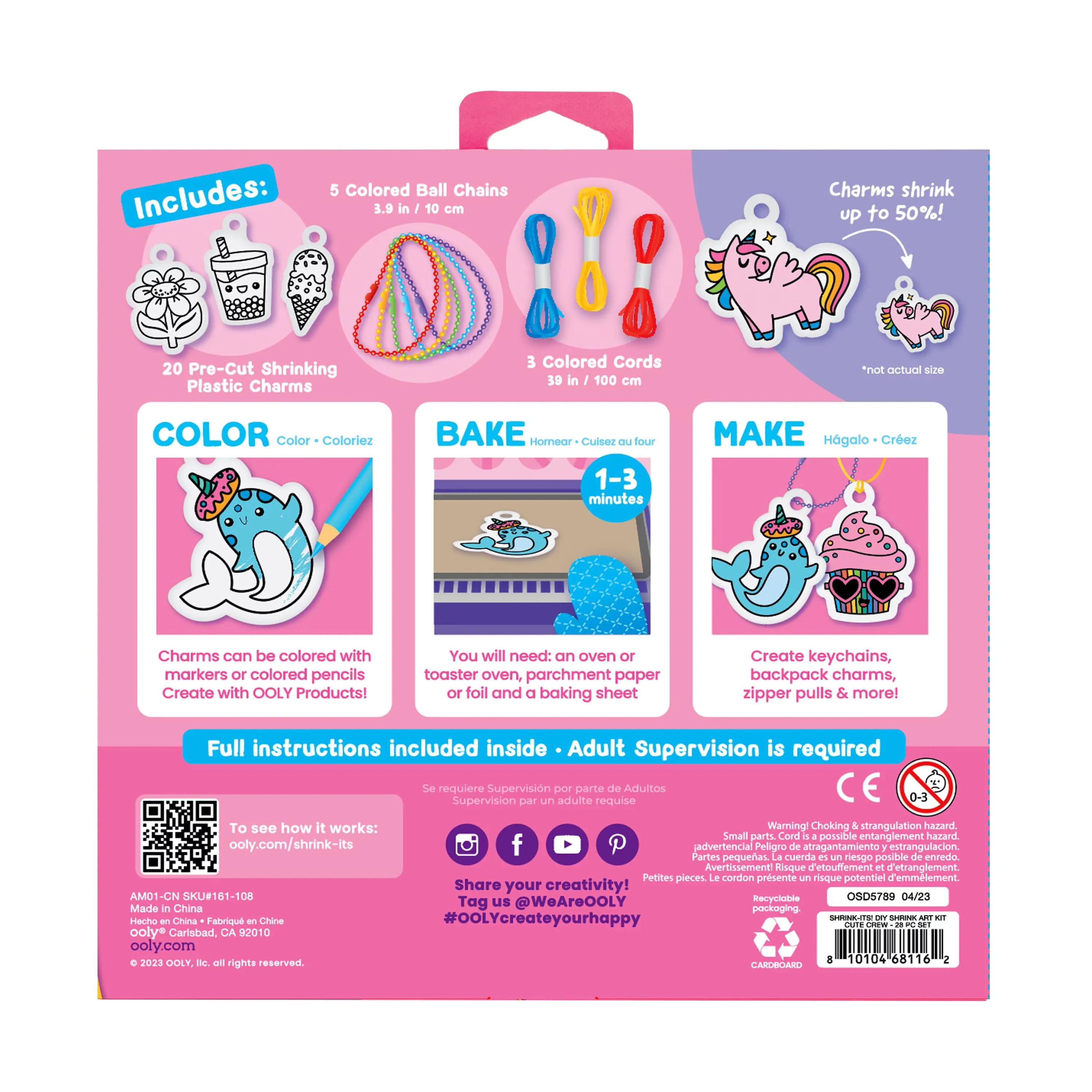 Shrink-Its! D.I.Y. Shrink Art Kit – Cute Crew