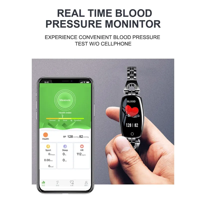 Smart Watch Bracelet Lady Women Heart Rate Sleep Monitor