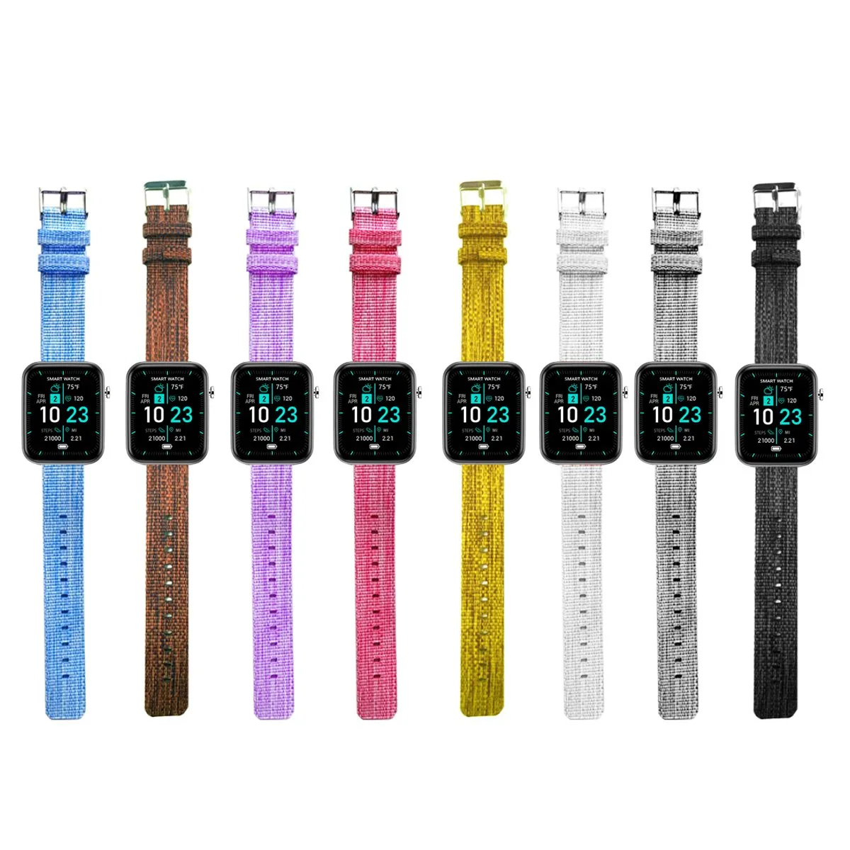 Smartwatch With Three Bands And Wellness   Activity Tracker