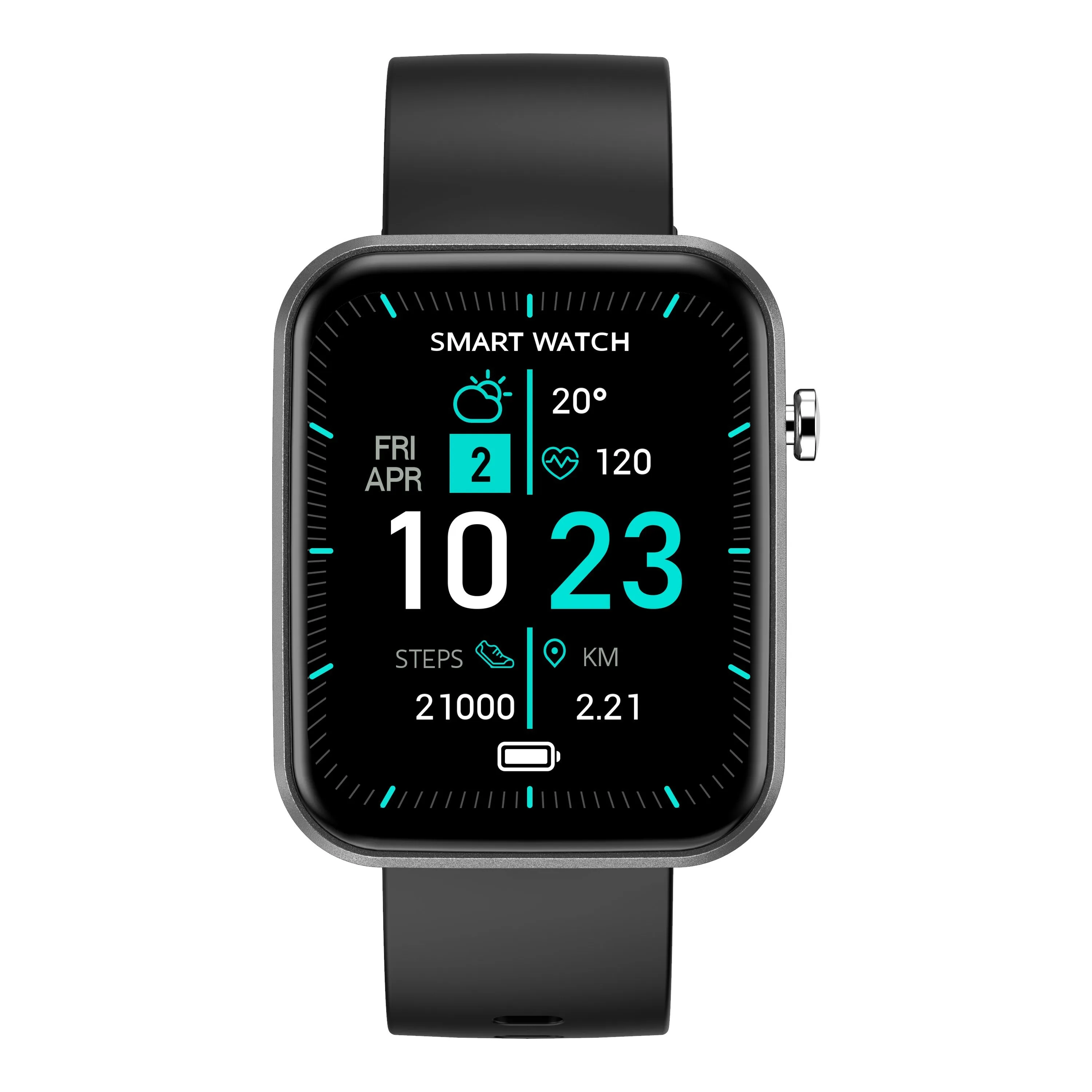 Smartwatch With Three Bands And Wellness   Activity Tracker