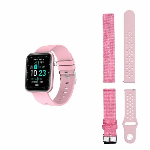 Smartwatch With Three Bands And Wellness   Activity Tracker
